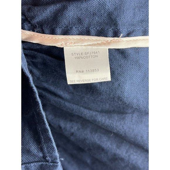 Market and Spruce‎ Laren Peplum Cargo Jacket Navy Size Small NWT stitch fix - Picture 7 of 10